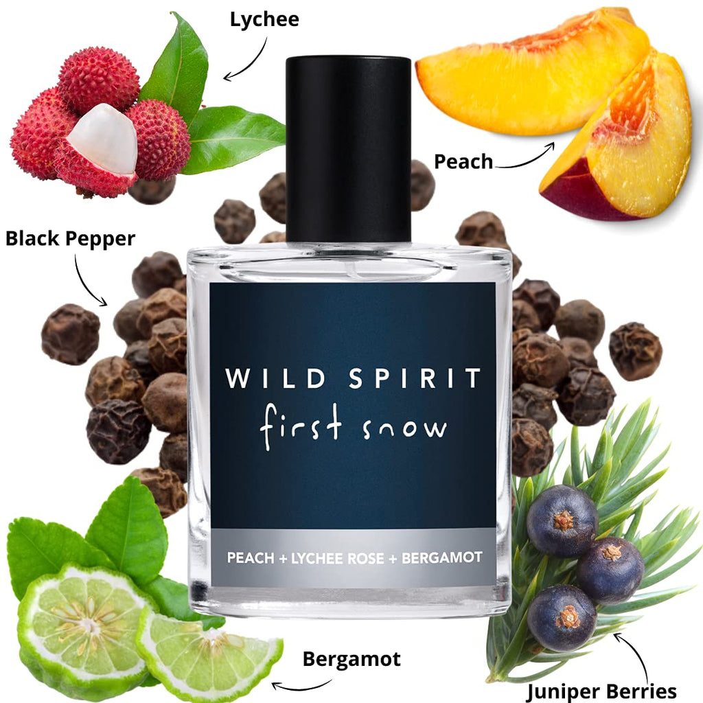 Wild Spirit First Snow Eau de Parfum Spray, 1 fl oz (30 mL), With Box