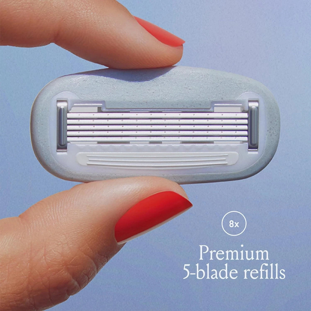 Billie Women's 5-Blade Razor Refills, 8 Count