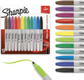 Sharpie Fine Point Permanent Markers, Assorted Colors, 12 Count