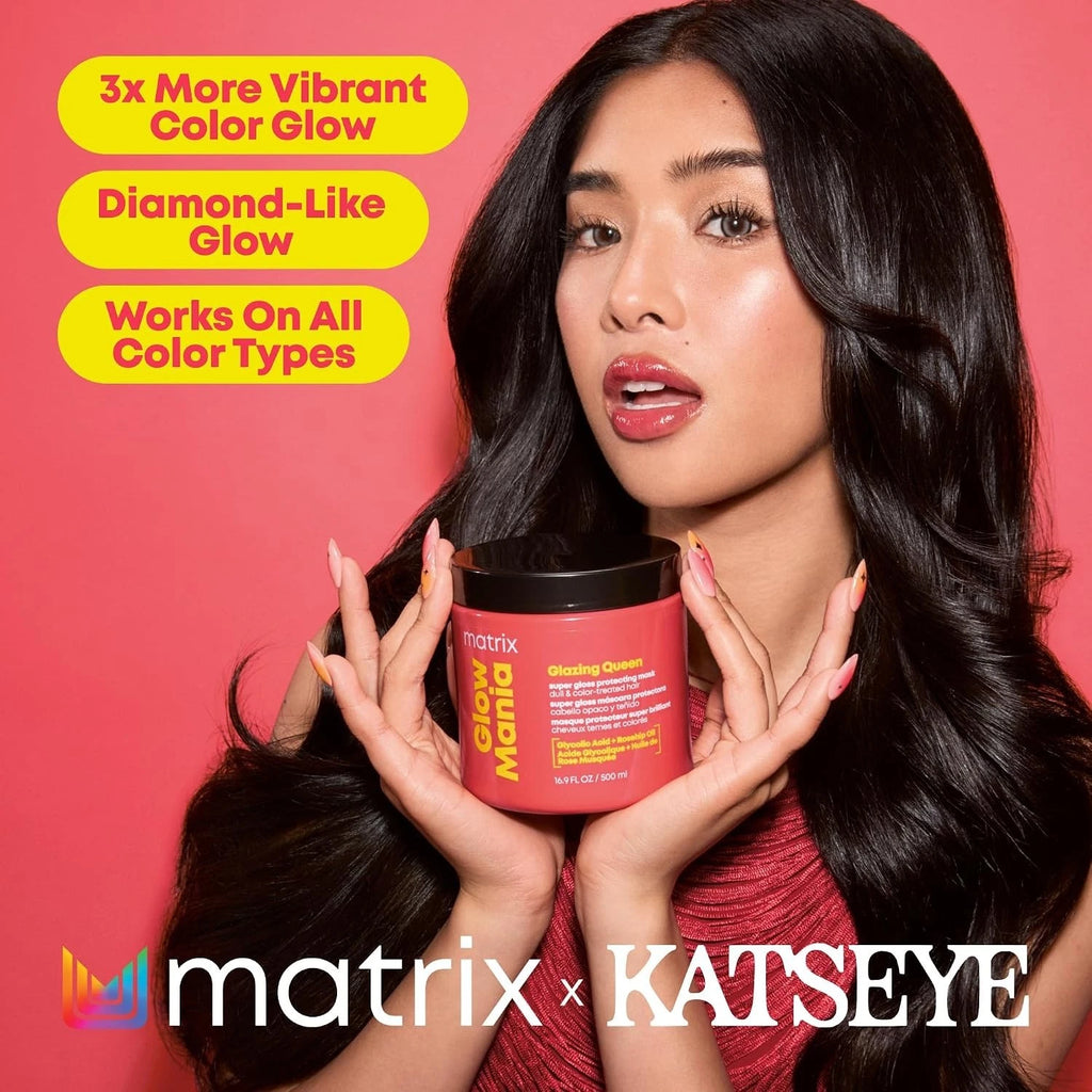 Matrix Glow Mania Super Gloss Protecting Hair Mask for Dull & Color-Treated Hair