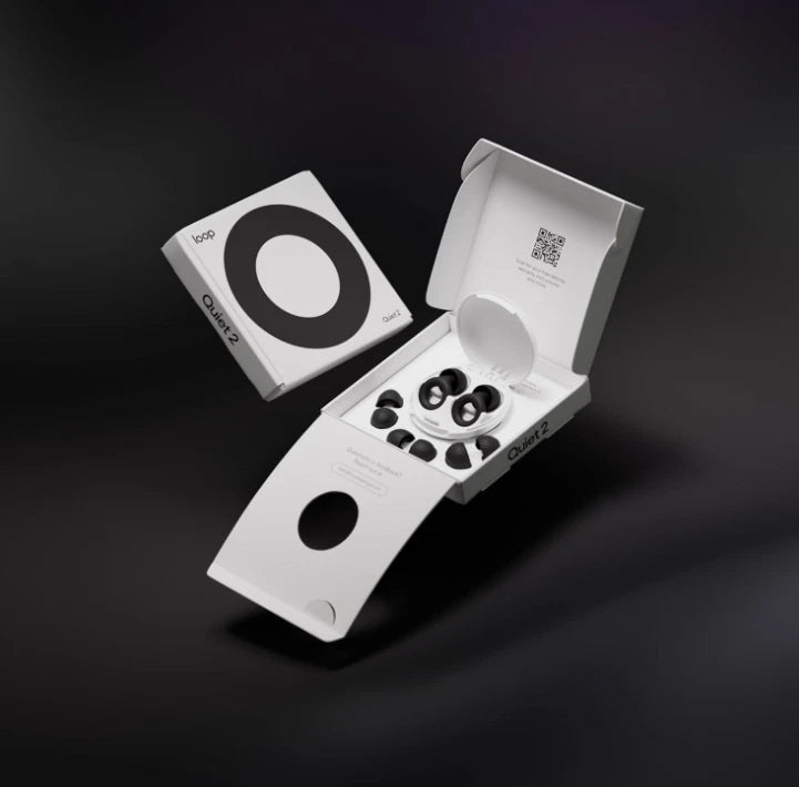 Loop Quiet 2 Reusable Noise-Reducing Earplugs for Sleep