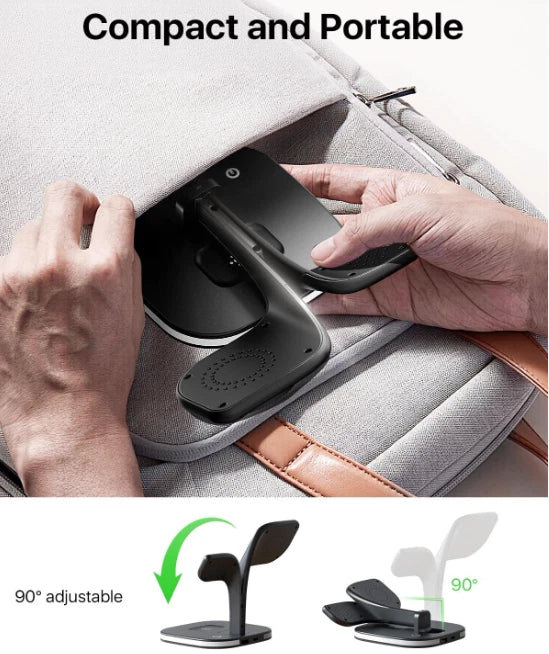 Wireless Charging Station for Magsafe Charger,Charging Station for Multiple D...
